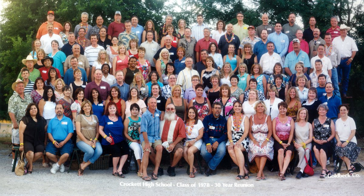 Crockett High School Class of '78 Thirty-year Reunion Picture