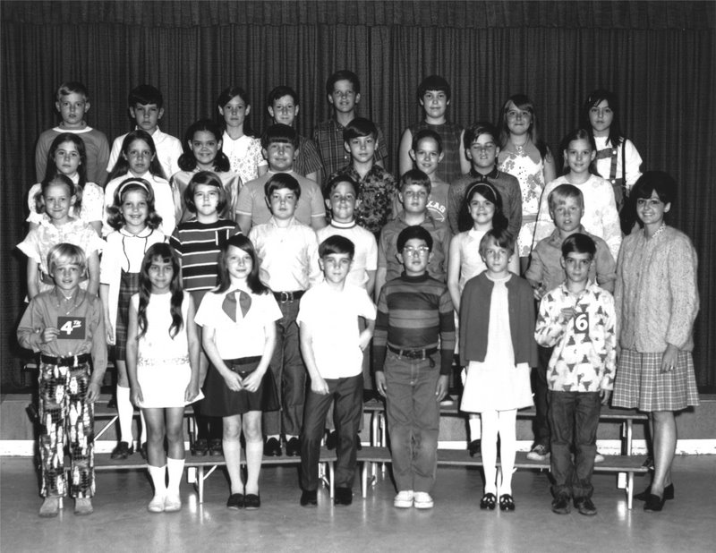 Ms. Alfrey's Fourth Grade Class, Oak Hill Elementary, 1969-70