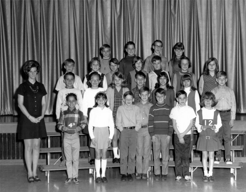 Ms. Bowen's Fourth Grade Class, Cunningham Elementary, 1969-70