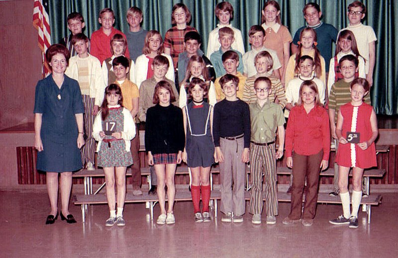 Ms. Hickman's Fifth Grade Class, Cunningham Elementary, 1970-71