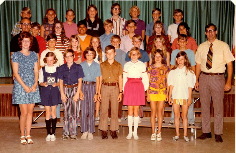 Mr. Host's Sixth Grade Class, Cunningham Elementary, 1971-72