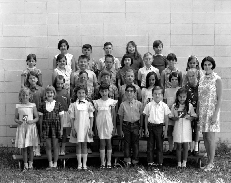 Ms. Scalco's Third Grade Class, Oak Hill Elementary, 1968-69