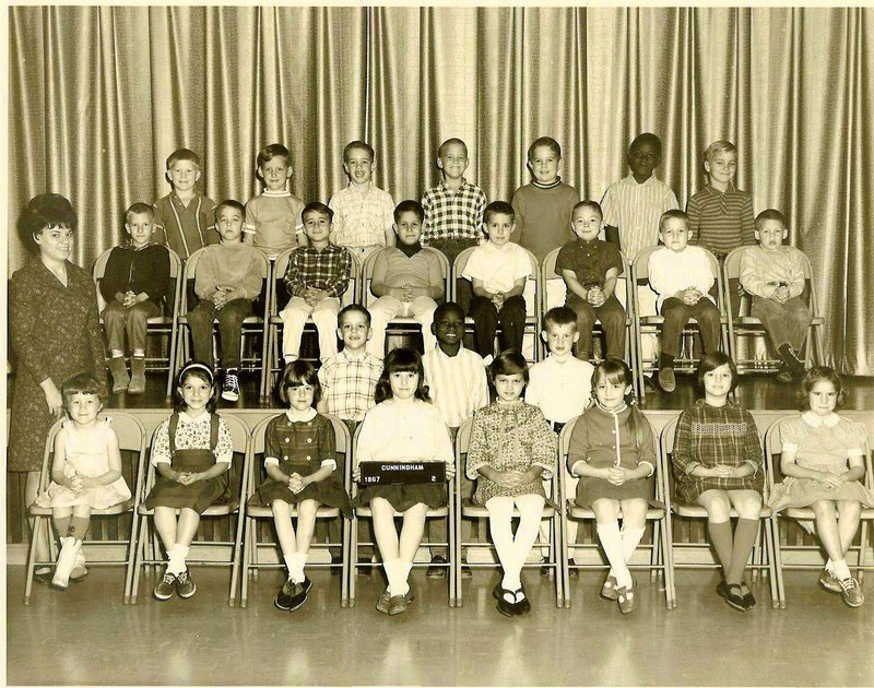 Ms. Walker's First Grade Class, Cunningham Elementary, 1966-67