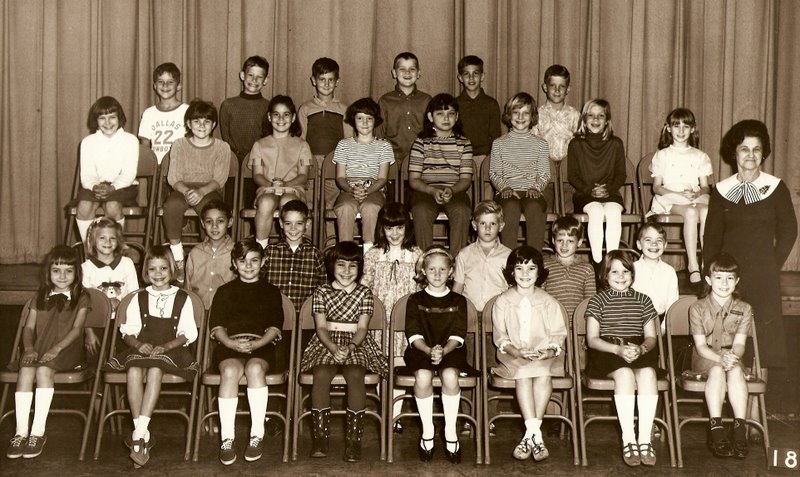 Ms. Yancey's Second Grade Class, Joslin Elementary, 1967-68